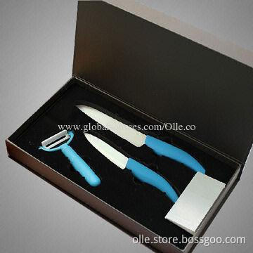 2pcs Ceramic Knife Set with Gift Box